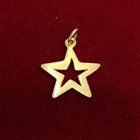 Pingente Estrela Ouro - 750 
